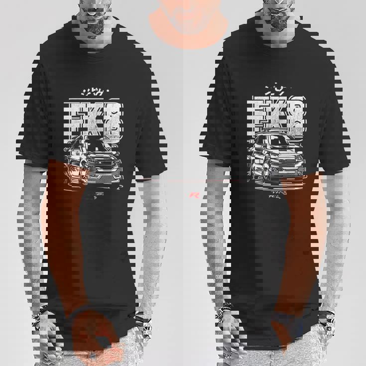 シビック タイプr Fk 8 日本車 Tシャツ 面白い贈り物