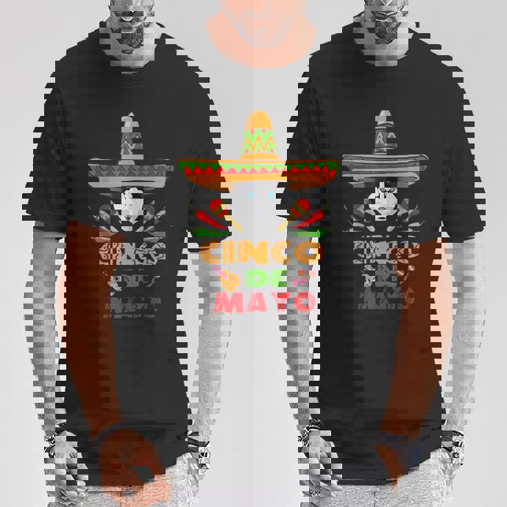 シンコ・デ・マヨ シンコ・デ・マヨのシベリアン・ハスキーの面白い犬 Tシャツ 面白い贈り物