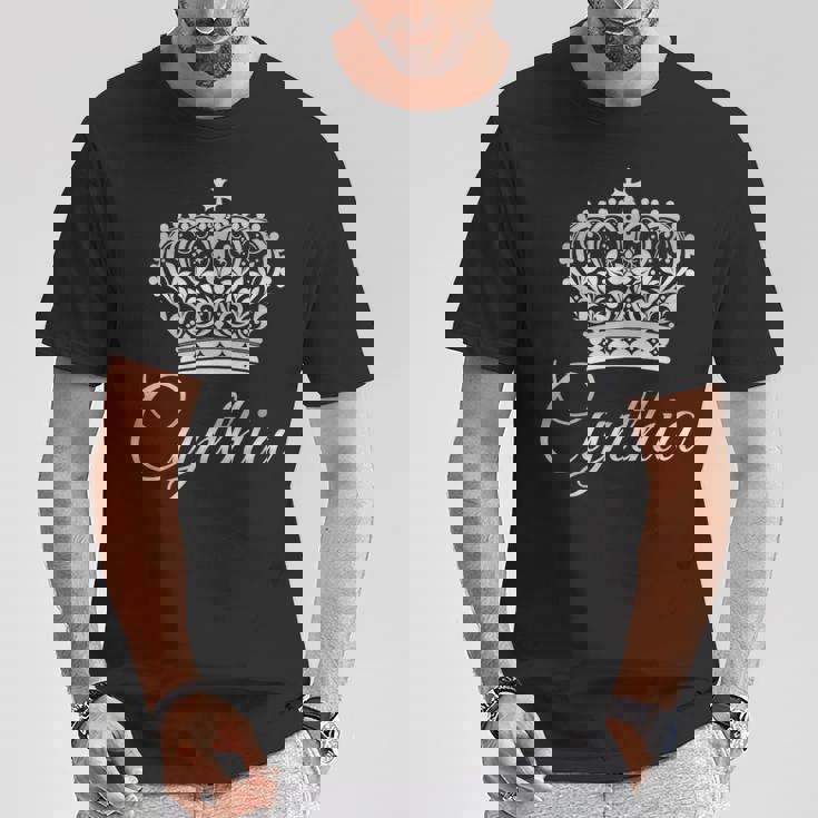 シンシア女王 女王 名前 王冠 リーガル プリンセス Tシャツ 面白い贈り物