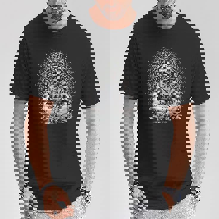 シヴァ ヒンドゥー教の神 Tシャツ 面白い贈り物