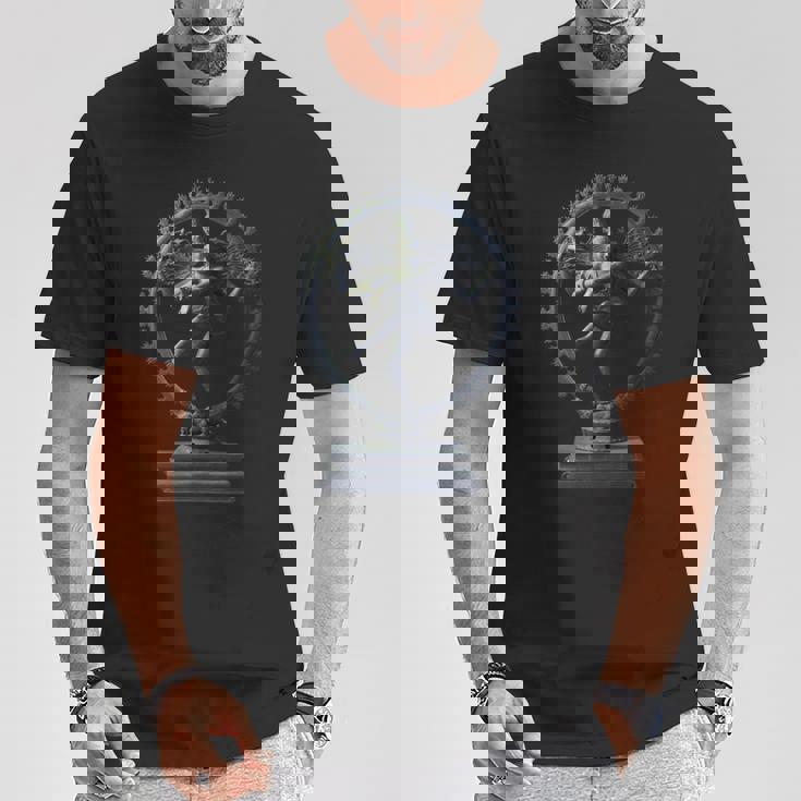 シヴァ・ナタラジャキング・オブ・ダンサーズ 長袖tシャツ Tシャツ 面白い贈り物