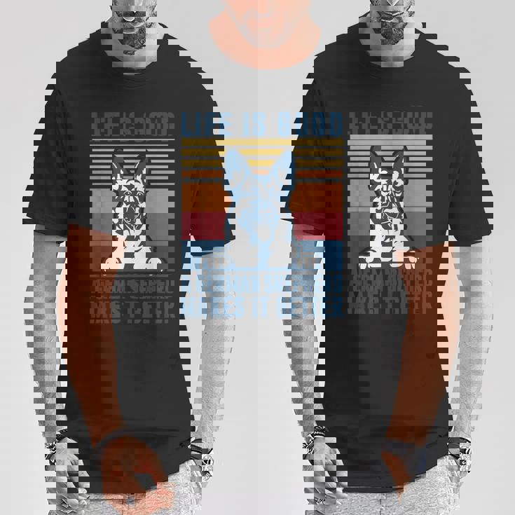 ジャーマンシェパード ギフト メンズ レディース 犬 父 母 ジャーマンシェパード Tシャツ 面白い贈り物