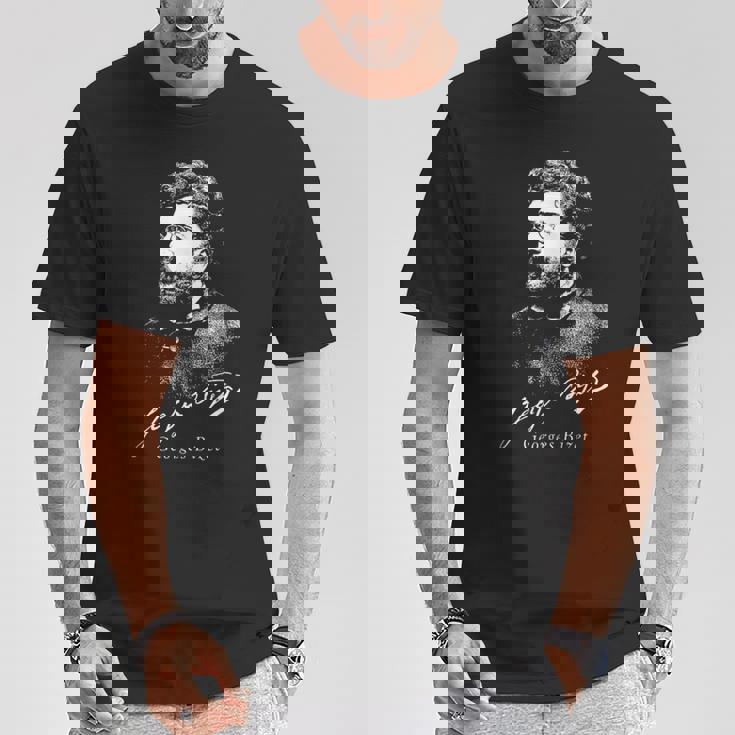 ジョルジュ・ビゼー。 フランスの作曲家。 クラッシック。 Tシャツ 面白い贈り物