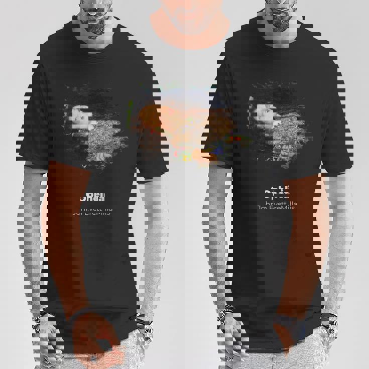 ジョン・エバレット・ミレーのオフィーリア・グランジ Tシャツ 面白い贈り物