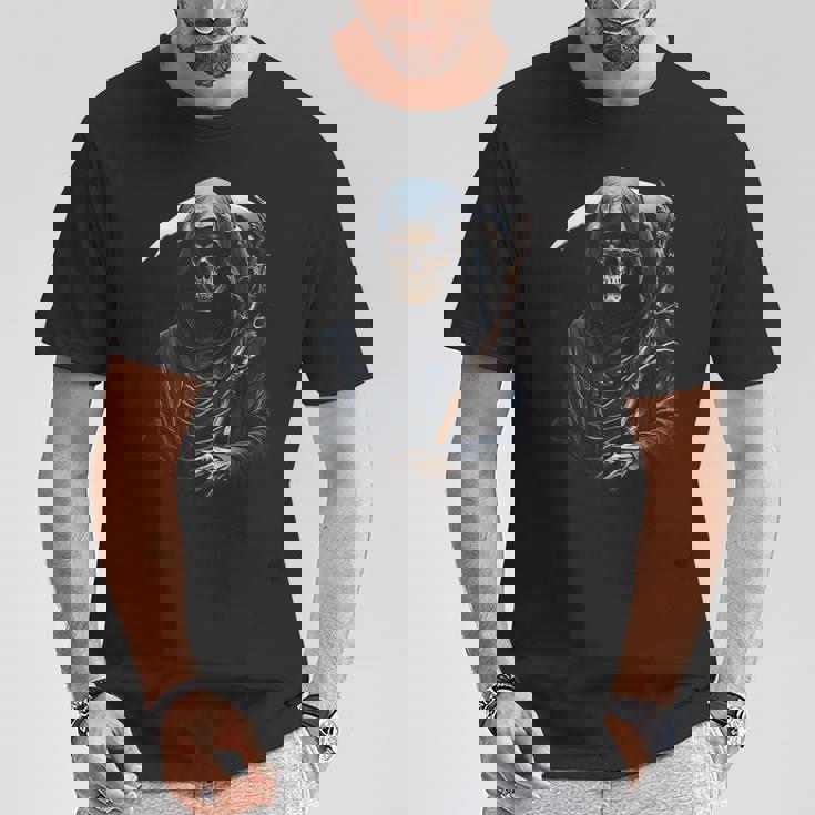 スカル死神 Tシャツ 面白い贈り物