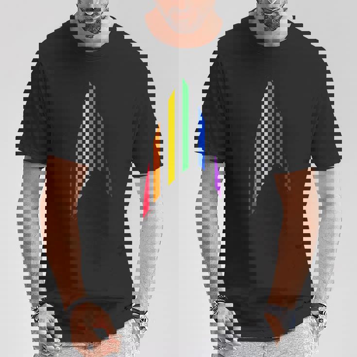 スタートレック オリジナルシリーズ プライドレインボーデルタ 長袖tシャツ Tシャツ 面白い贈り物