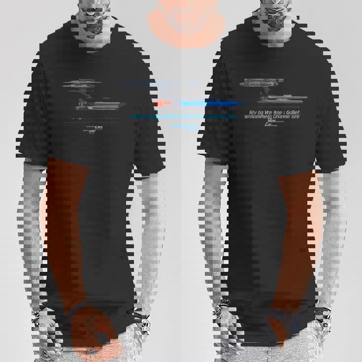 スタートレック 下段デッキ めったにお出かけ Tシャツ 面白い贈り物