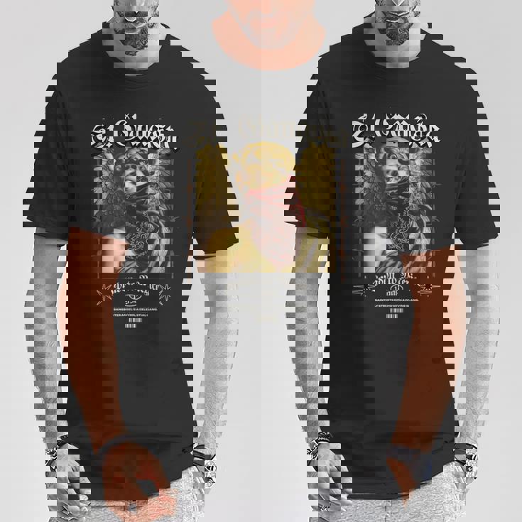 ストリートウェア ギャングスター エンジェル 大胆なアーバンエステック Tシャツ 面白い贈り物