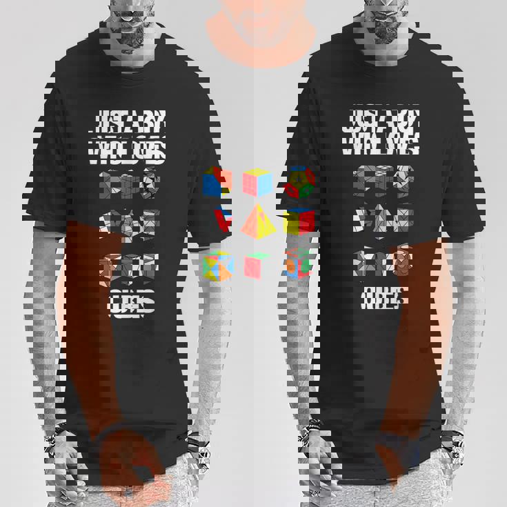 スピードキューブパズル キューブキューブ キッズ Tシャツ 面白い贈り物