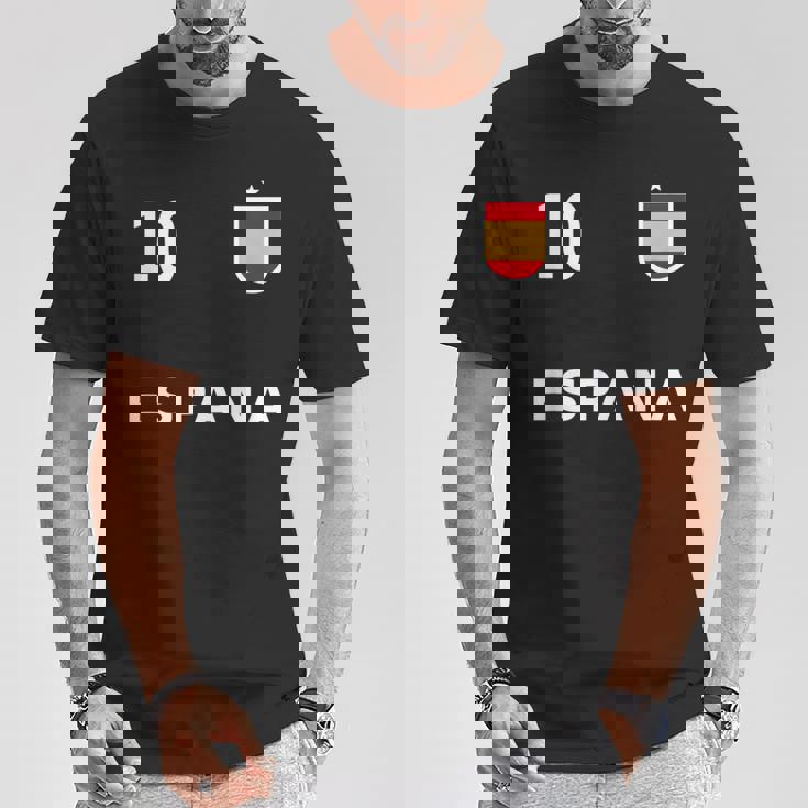 スペイン サッカー フットボール ナンバー10 10ファン Tシャツ 面白い贈り物