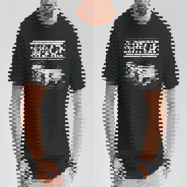 スポーツカーファンに最適なスーtシャツ Tシャツ 面白い贈り物