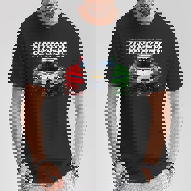 スポーツカーファンのためのスーtシャツ Tシャツ 面白い贈り物