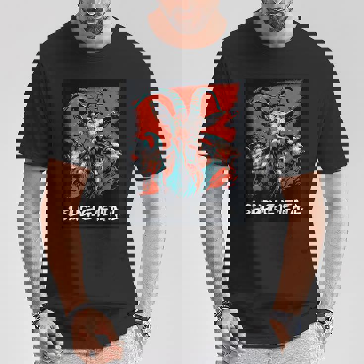 スラッジメタル ヘビーメタル ブラックメタル ドゥームメタル デスメタル Tシャツ 面白い贈り物