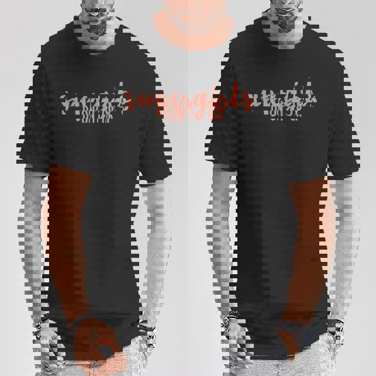 スーパーガールズ・ドント・クライ Tシャツ 面白い贈り物