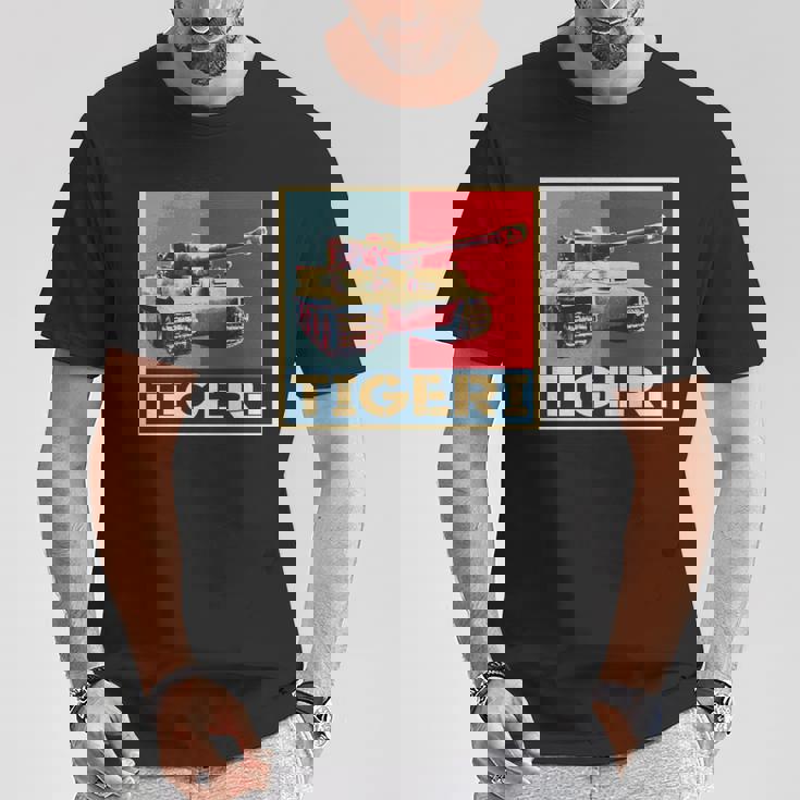 タイガー1装甲vi戦車 Ww2 ドイツ装甲車両 Afvアート 長袖tシャツ Tシャツ 面白い贈り物