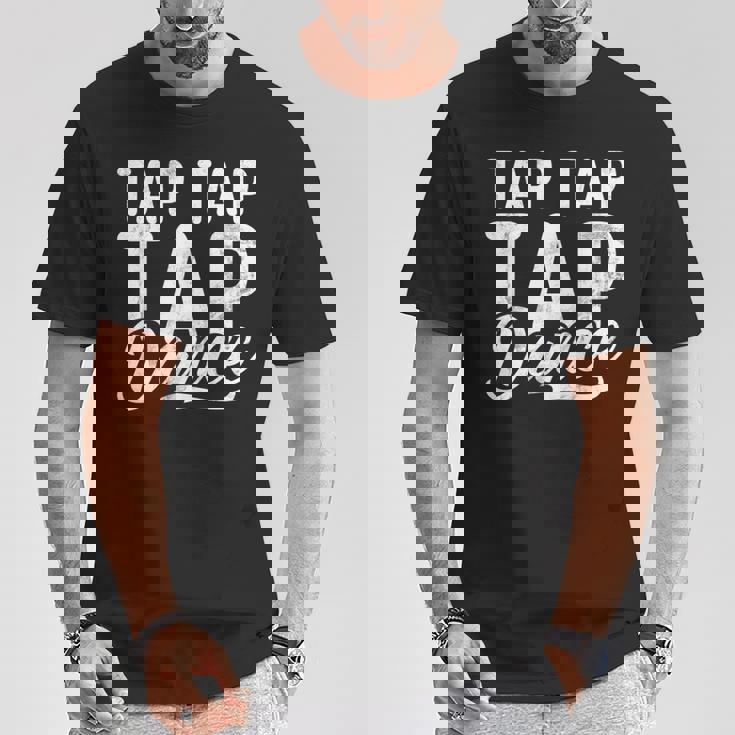 タップタップタップダンス 長袖tシャツ Tシャツ 面白い贈り物