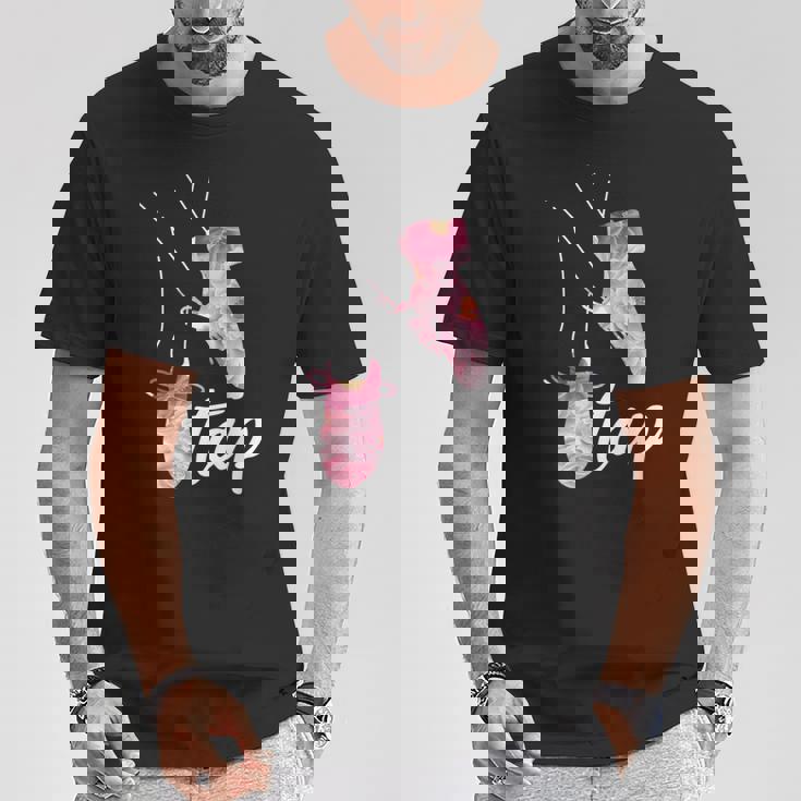 タップダンサー レトロフラワー タップダンサーデザイン タップダンス Tシャツ 面白い贈り物