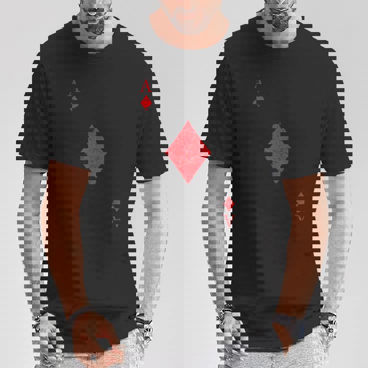 ダイヤのエース トランプ シャツ イージー ハロウィン コスチューム Tシャツ 面白い贈り物