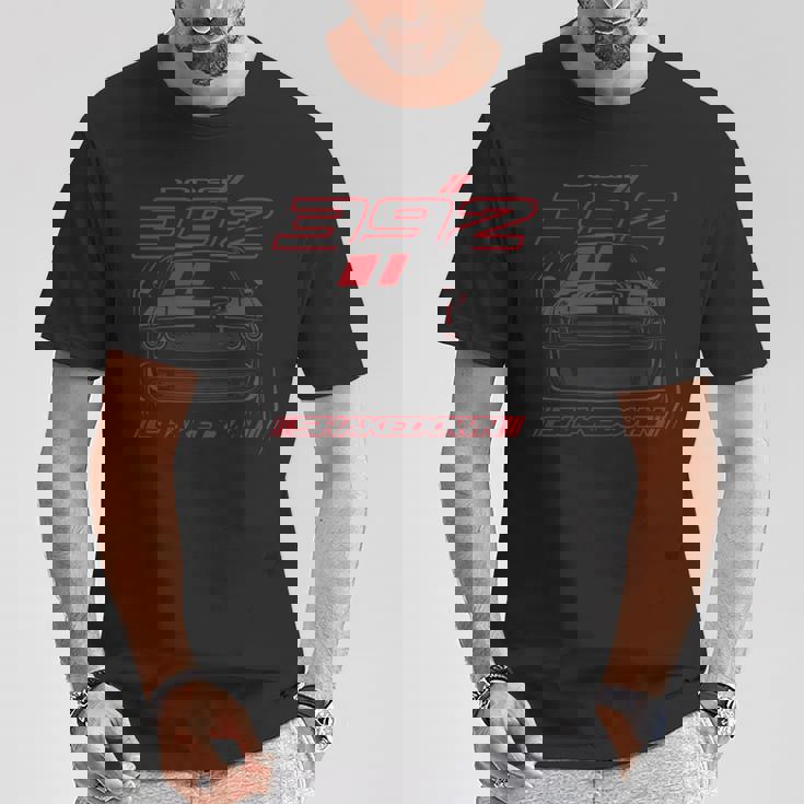 ダッジ チャレンジャー 392 シェイクダウン ラストコール 長袖tシャツ Tシャツ 面白い贈り物