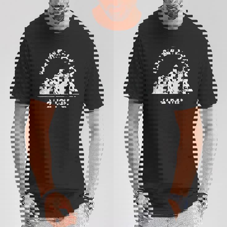 ダルバトパワー 24時間 ネパールギフト Tシャツ 面白い贈り物