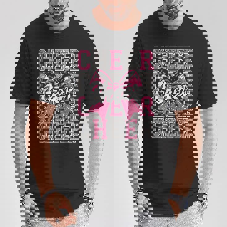 チア コケット 弓 チアリーダー チアリーダー チアガール キッズ Tシャツ 面白い贈り物