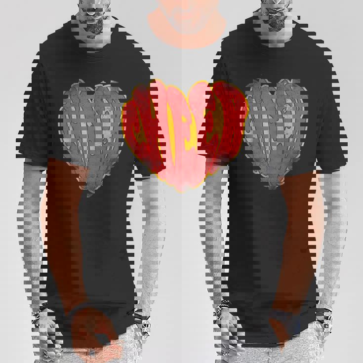 チア チアリーディング ハート ヴィンテージ チア Tシャツ 面白い贈り物