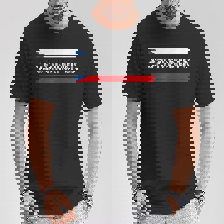 チェコ共和国 国旗 チェコ プライド チェコルーツ チェコ国旗 Tシャツ 面白い贈り物