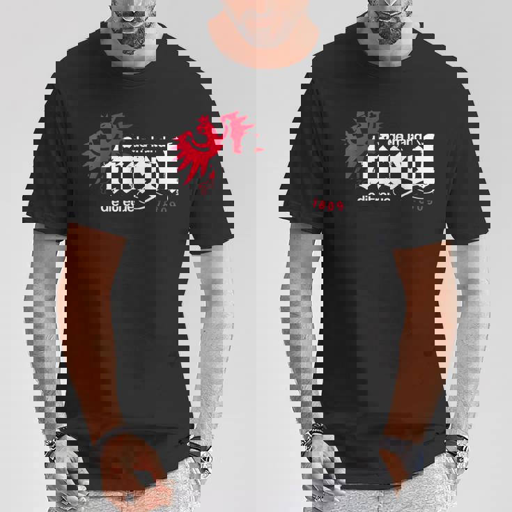 チロルイーグルメンズレディースキッズtシャツの状態へのチロルの忠誠 Tシャツ 面白い贈り物