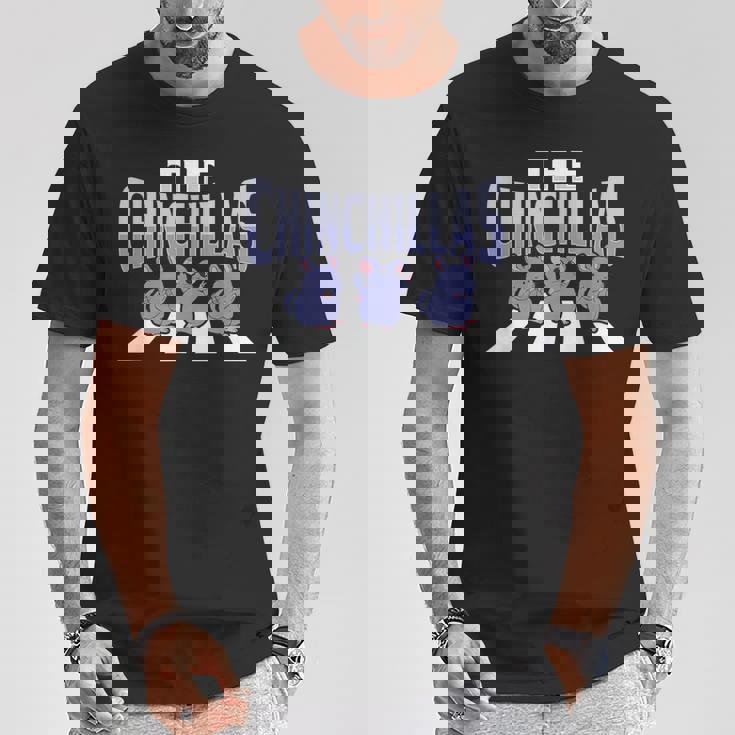 チンチラペットを飼う人のためのチンチラペデストリアンデザイン Tシャツ 面白い贈り物