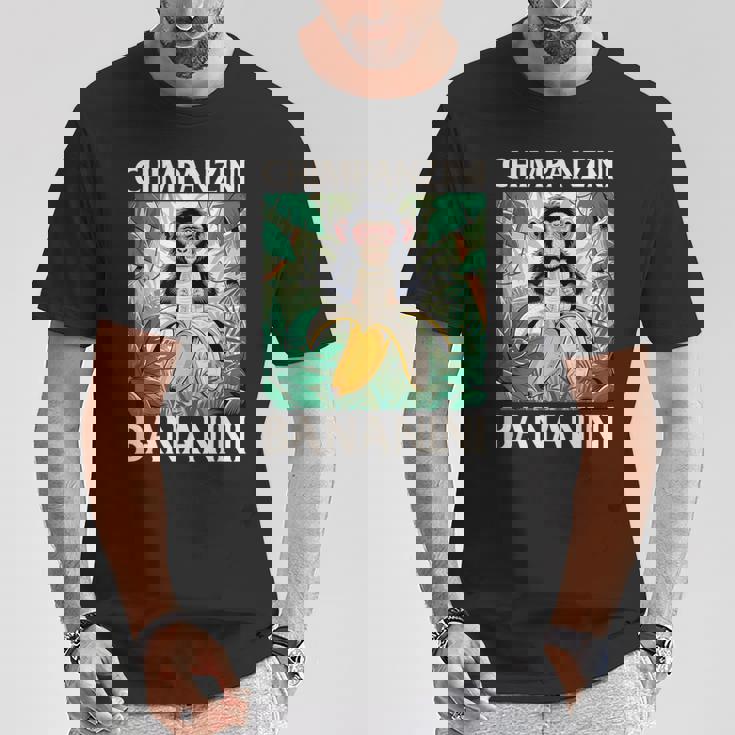 チンパンジーニ バナニーニ イタリアン ブレイン ロート ミーム Tシャツ 面白い贈り物