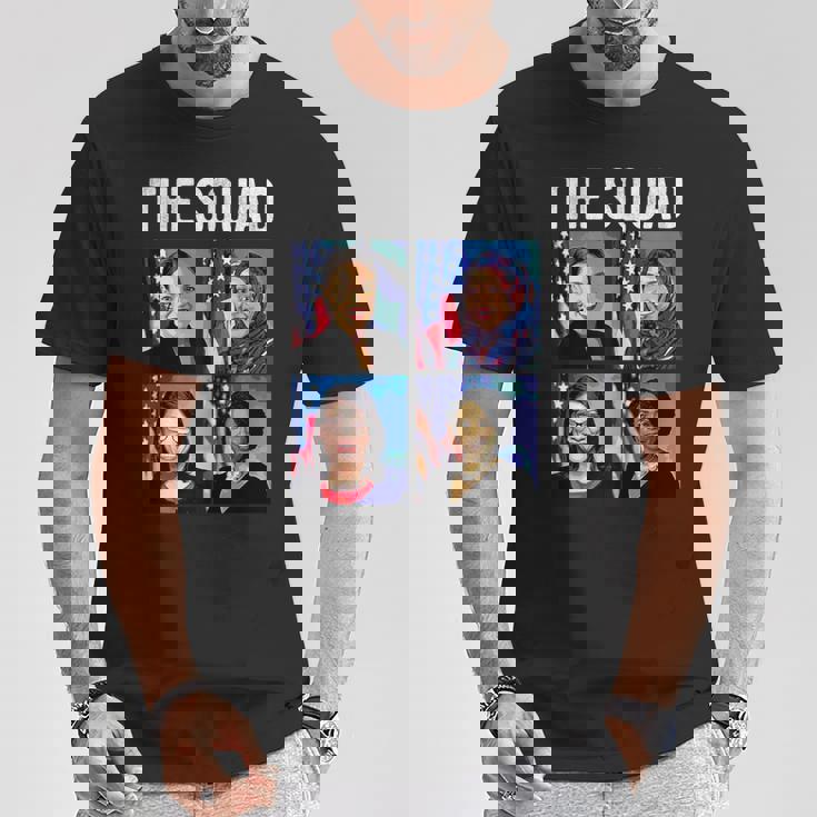 チーム Aoc ラシダ・トライブ・イルハン・オマール・アヤナ・プレスリー Woc ミーム Tシャツ 面白い贈り物