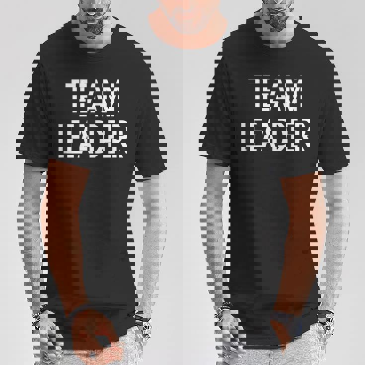 チームリーダー Tシャツ 面白い贈り物