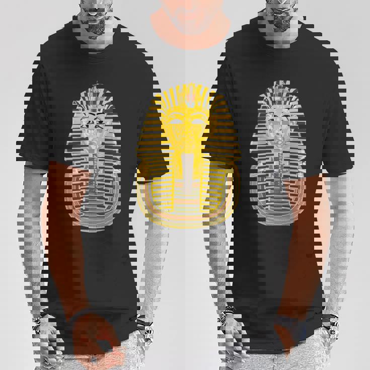 ツタンカーメン エジプトのファラオ王 ツタンカーメン 長袖tシャツ Tシャツ 面白い贈り物