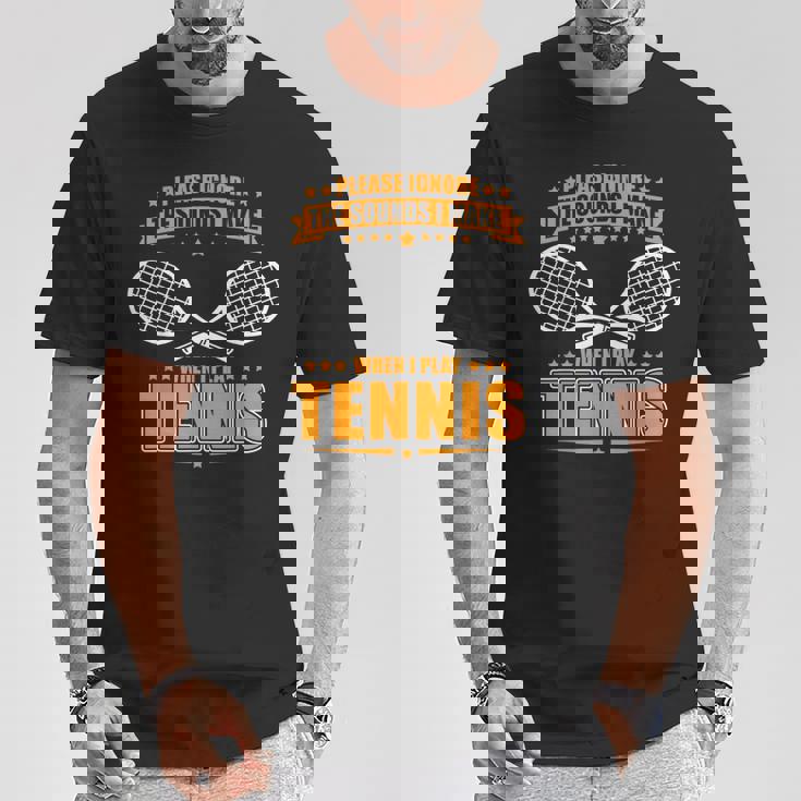 テニスノイズ-面白いテニスシャツ Tシャツ 面白い贈り物