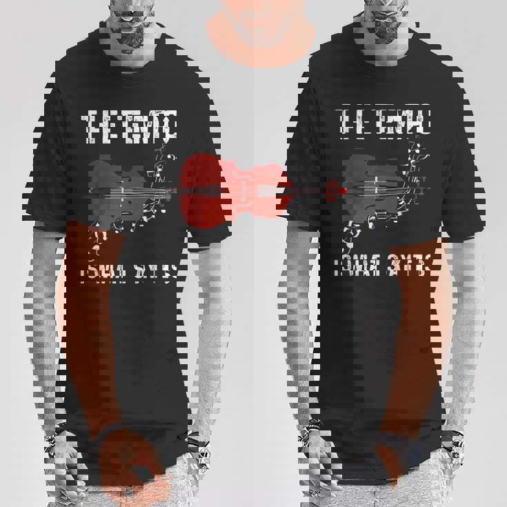 テンポは私が言うとおり Tシャツ 面白い贈り物