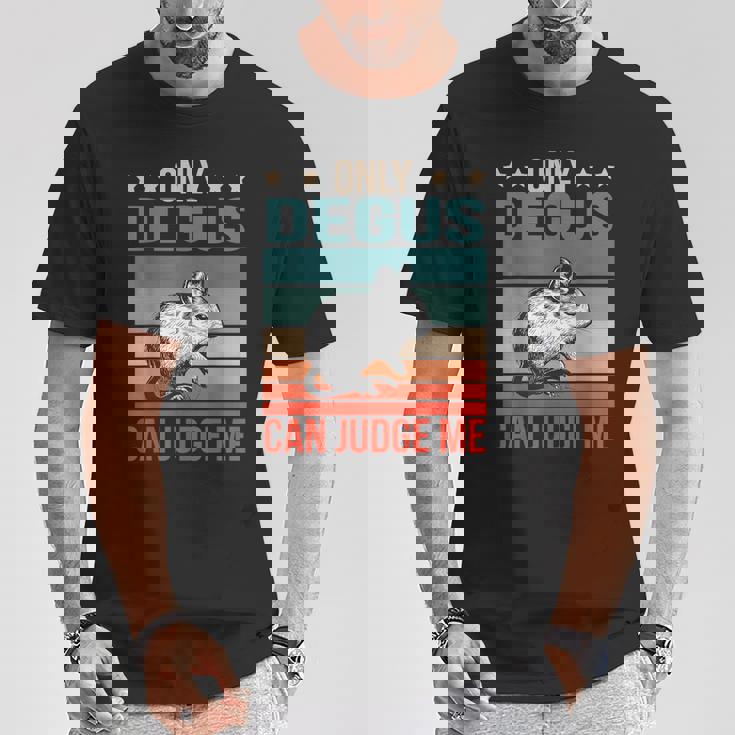 デグーは私を判断できる 齧歯類 デグー Tシャツ 面白い贈り物