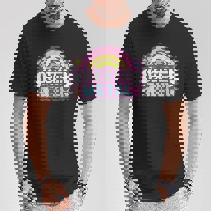 デスメタルレインボー Tシャツ 面白い贈り物