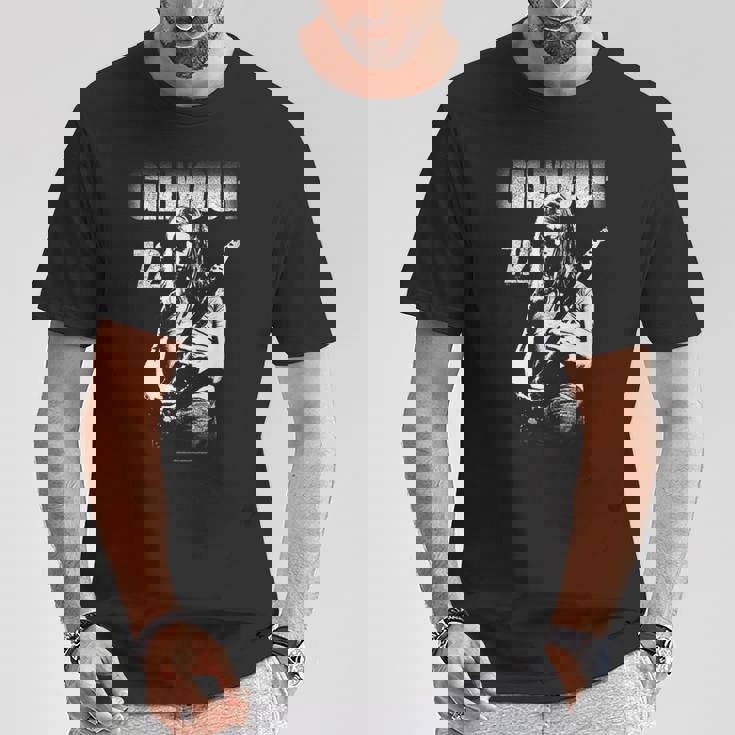 デヴィッド・ギルモア 1972年 写真 Tシャツ 面白い贈り物