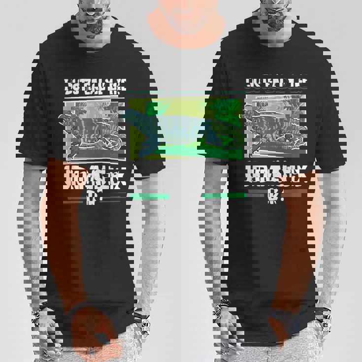 トゲオアガマが大好き Tシャツ 面白い贈り物