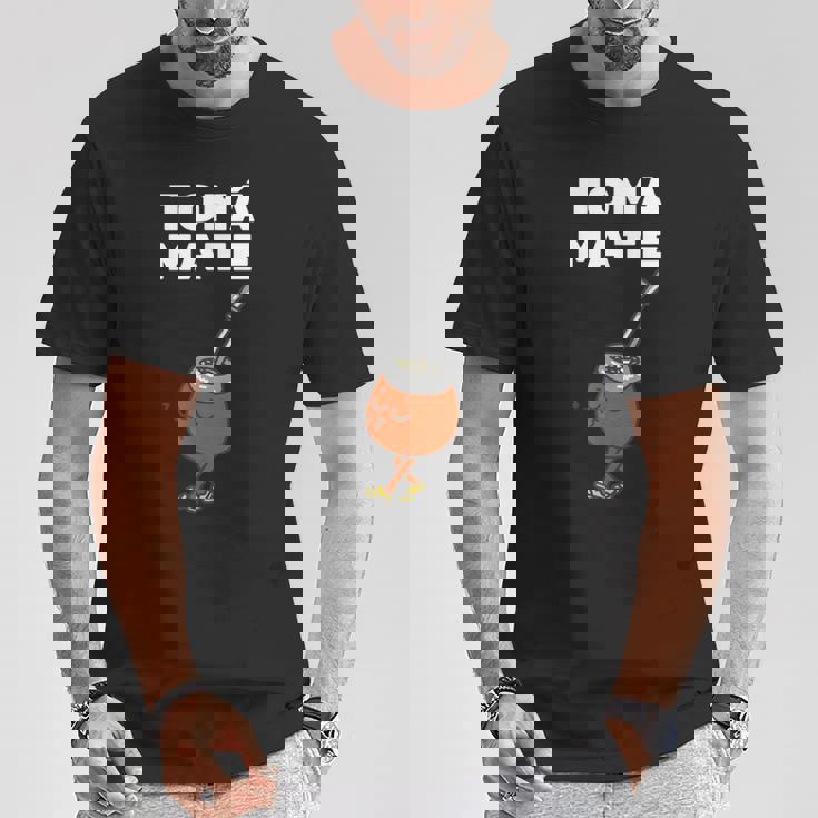 トマ イエルバ メイト アルゼンチン ウルグアイ ティー Tシャツ 面白い贈り物