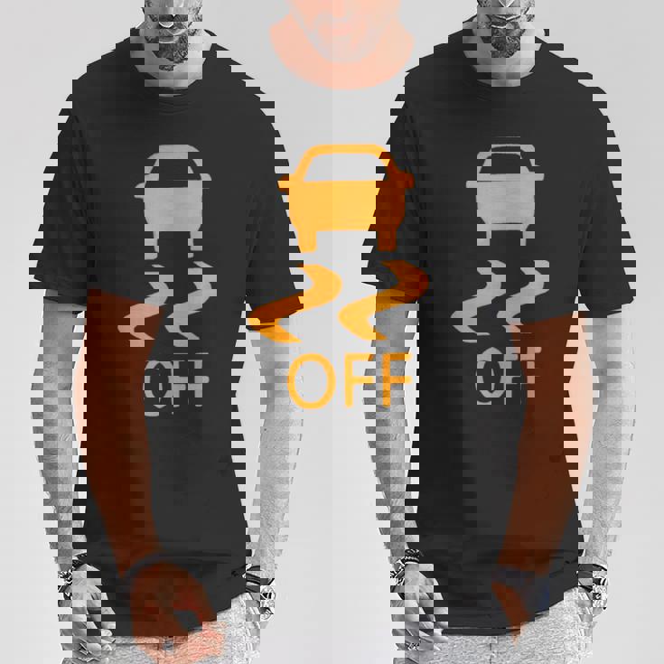 トラクションコントロールオフtシャツ Tシャツ 面白い贈り物