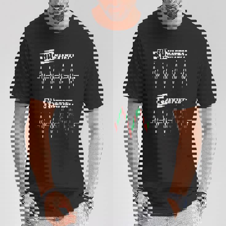 トレーダー ハートビート マイハートビート 株 株式市場 Fx取引 Tシャツ 面白い贈り物