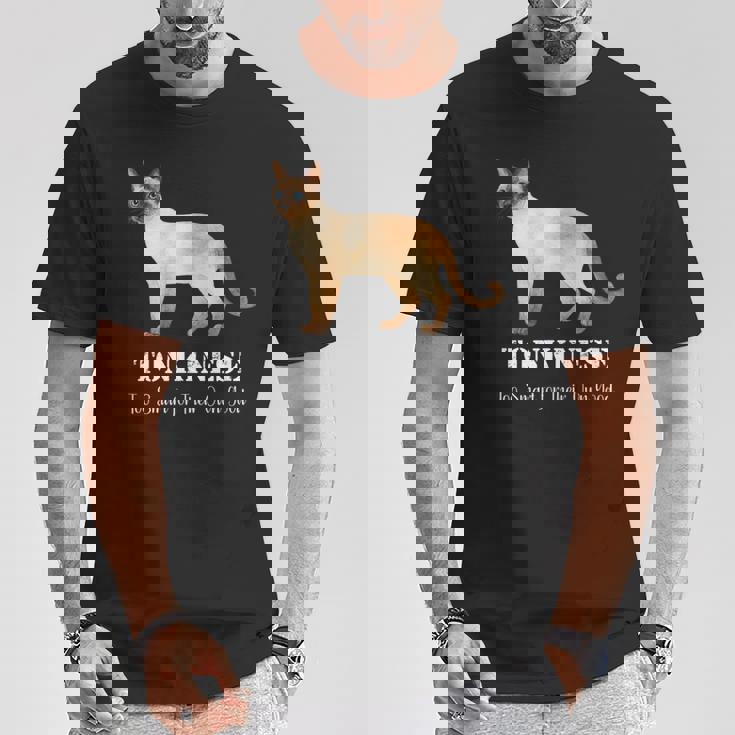 トンキニーズキャットは自分の良いペットデザインにはスマートすぎる Tシャツ 面白い贈り物