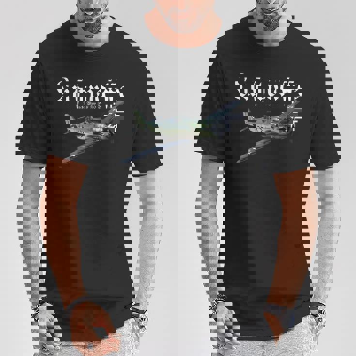 ドイツ ウォーバード I フォッケウルフ Fw 190 I Ww2 エアクラフト Tシャツ 面白い贈り物