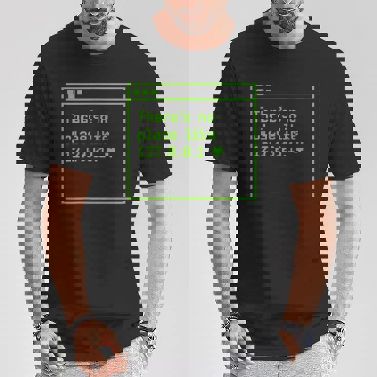 ドイツ語のテキストipを使用した127001ギフトアイデアのような場所はありません Tシャツ 面白い贈り物