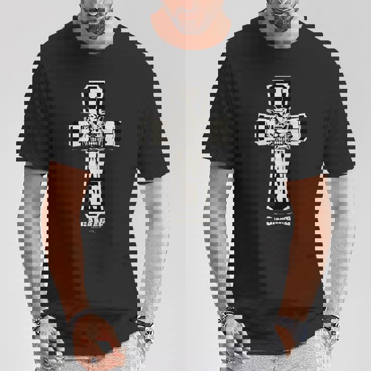 メンズ ドッグタウン ガレージ クロス クリスチャン 長袖tシャツ Tシャツ 面白い贈り物