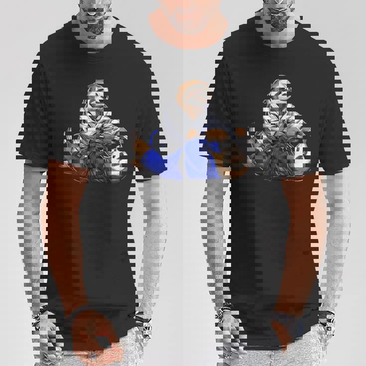 ナマケモノ ブラジリアン柔術 Bjj グラップリング 柔道 武道 Tシャツ 面白い贈り物