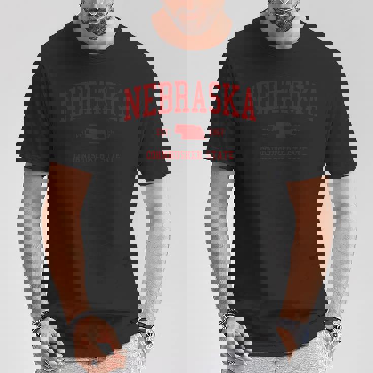 ネブラスカヴィンテージプライド 長袖tシャツ Tシャツ 面白い贈り物