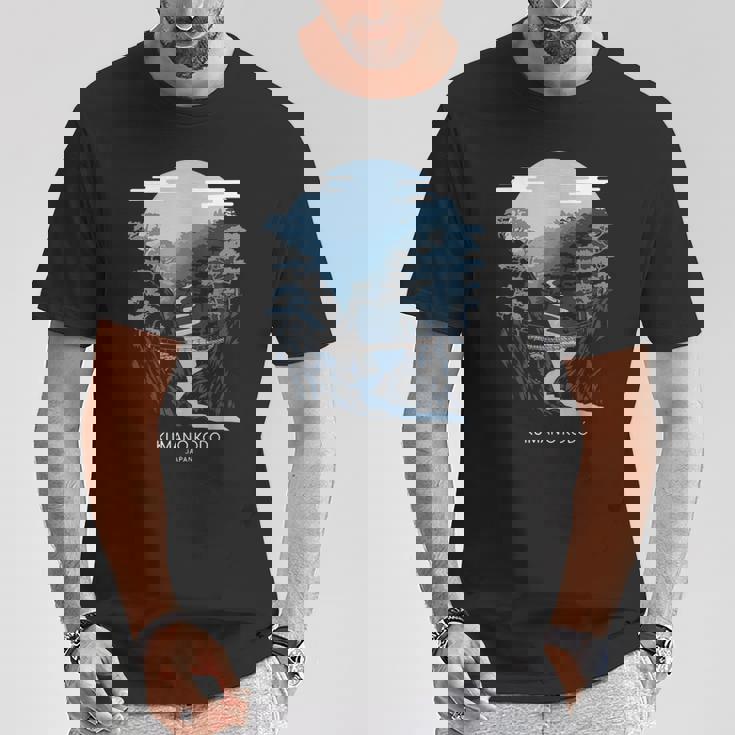 ハイキングジャパン 熊野古道 Tシャツ 面白い贈り物