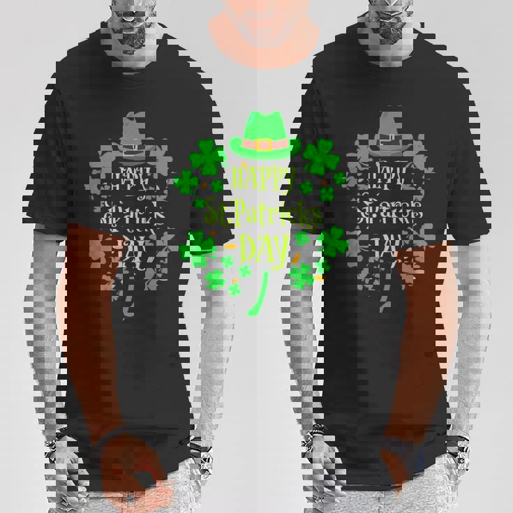 ハッピーセントパトリックデー レプラコーン コスチューム シャムロック キッズ ファミリー Tシャツ 面白い贈り物